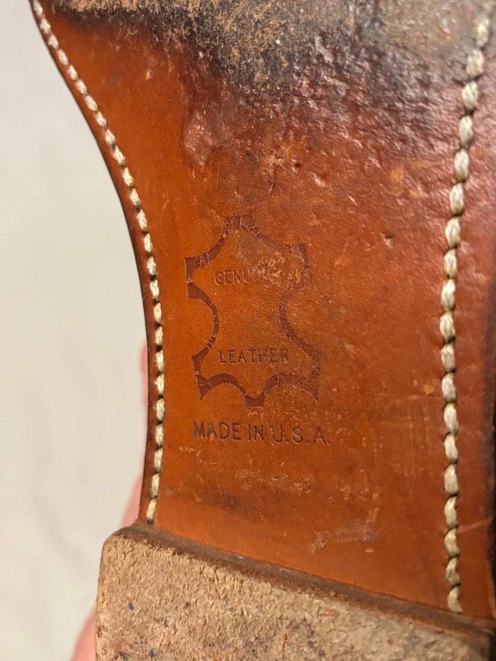 Vintage Sebago Handsewn USA Burgundy Leather Penny Loafers Men’s 11.5 D